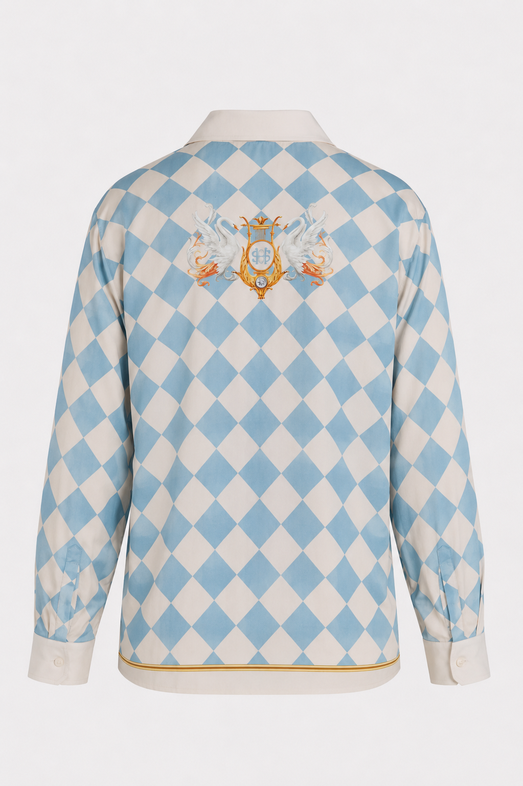 Brasão Lusitano | Men's Designer Printed Linen Shirt