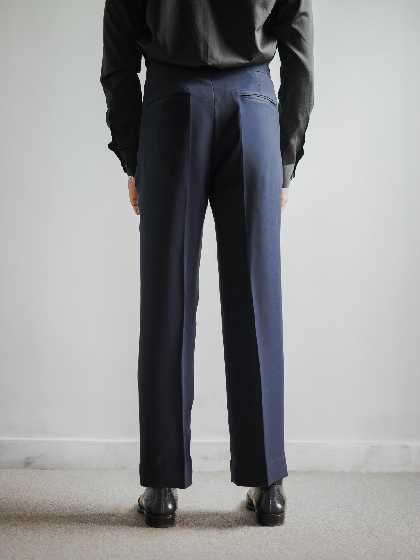 Navy Blue Men's Gurkha Trousers