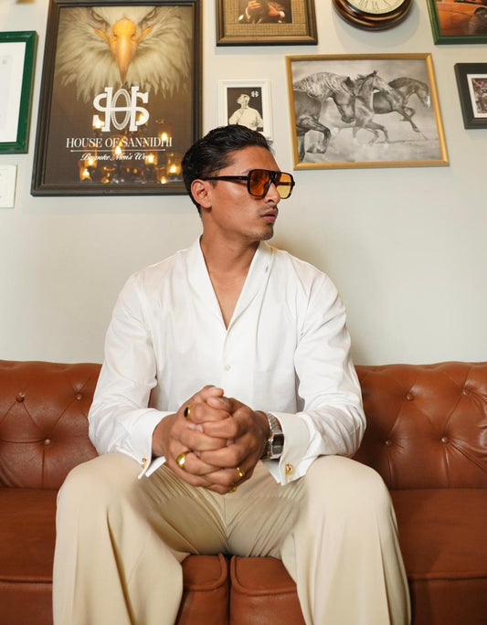 Don Emilio Men's Shirt | Classic Men's White Shirt