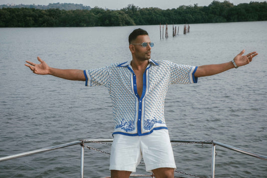 Entre Sol E Mar | Men's Designer Printed Shirt