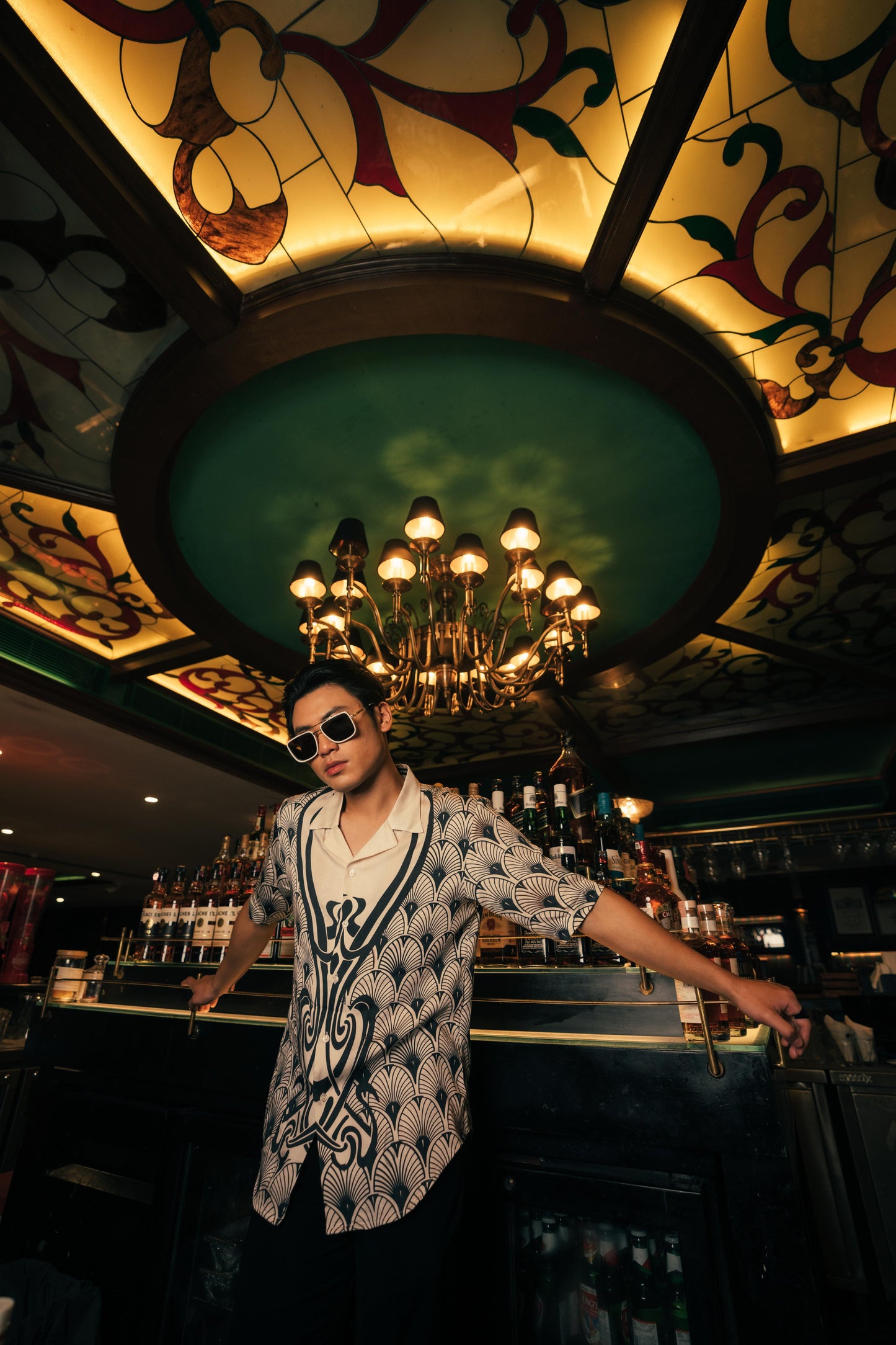 Good Fellas Club Men's Shirt | Art Nouveau Printed Men’s Shirt