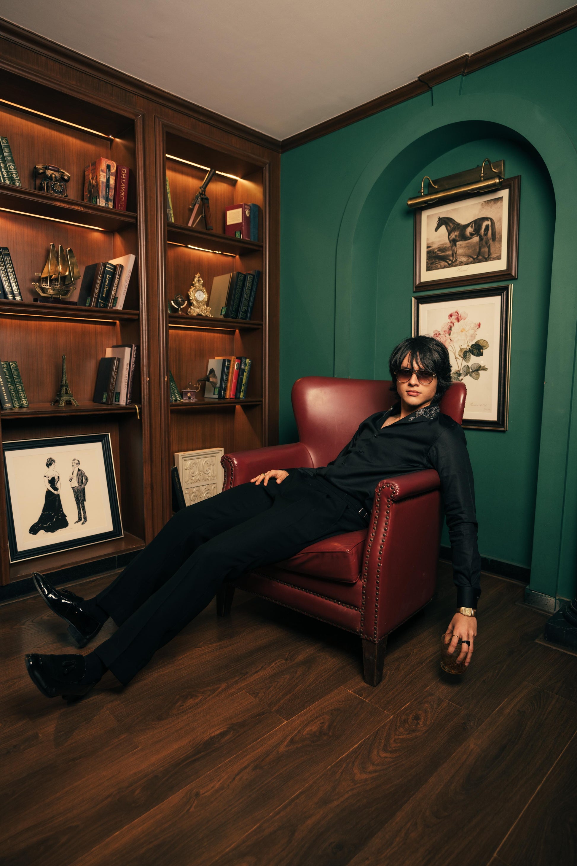 Mens AURON X HOS Black Shirt 1