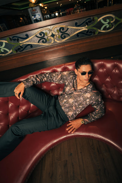 Willow & Rose Printed Men's Shirt | Men's Designer Shirt