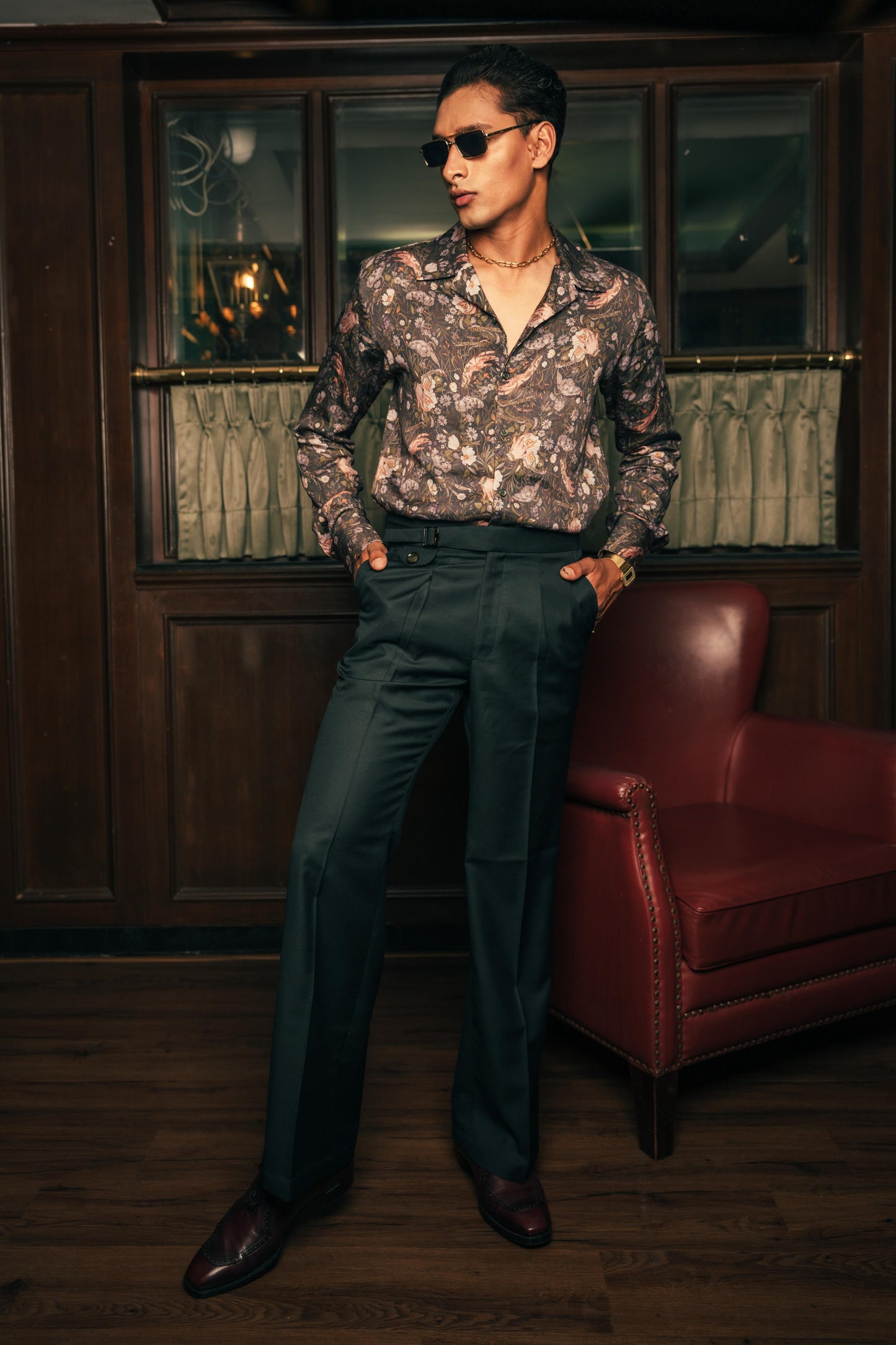 Willow & Rose Printed Men's Shirt | Men's Designer Shirt