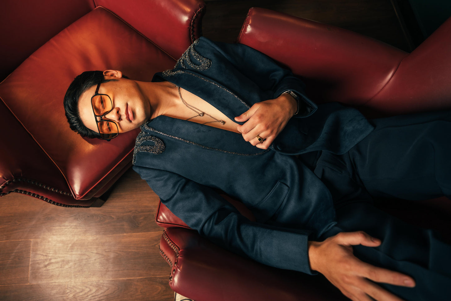 Marino Blue Jacket | Men's Blue Cocktail Jacket