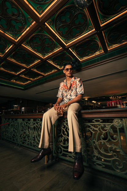 Moth Santoro Mosaic Men's Shirt | Men’s Printed Shirt