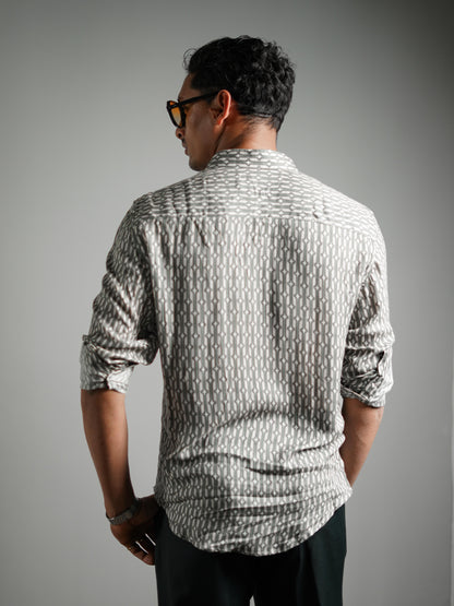 Serpentine coeleone verde Men's Printed Shirt | Designer Printed Men's Shirt