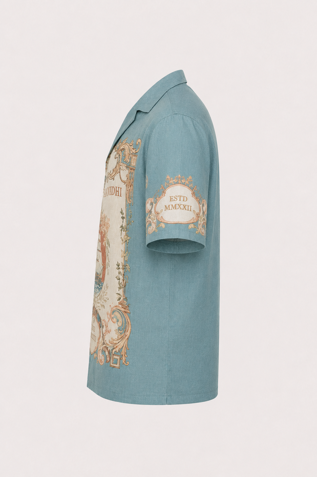 Rota Lusitana | Men's Designer Printed Linen Shirt