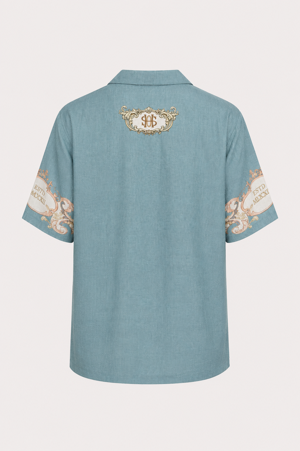 Rota Lusitana | Men's Designer Printed Linen Shirt