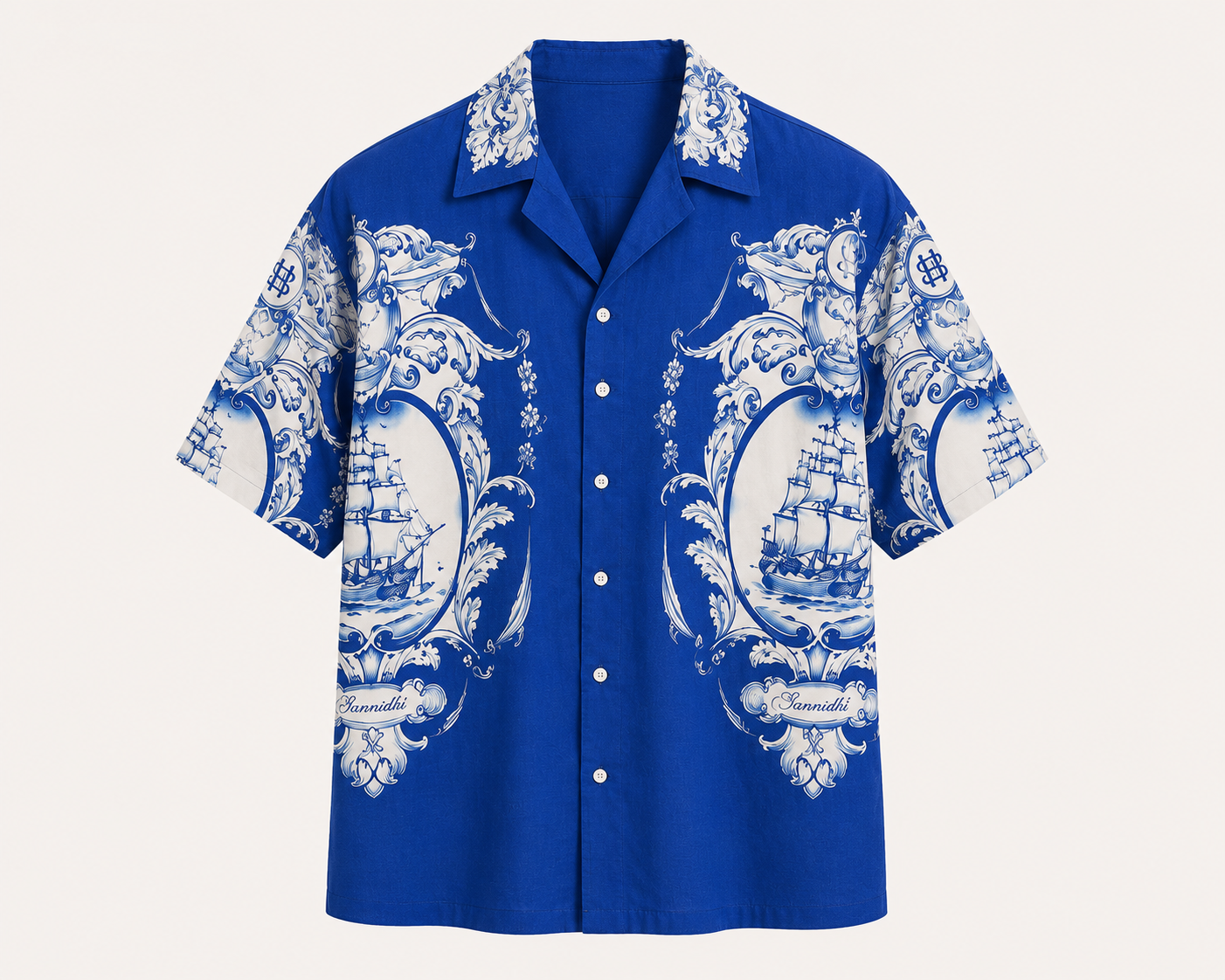 The Commodore Shirt |  Men's Designer Printed Shirt