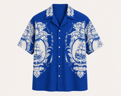The Commodore Shirt |  Men's Designer Printed Shirt