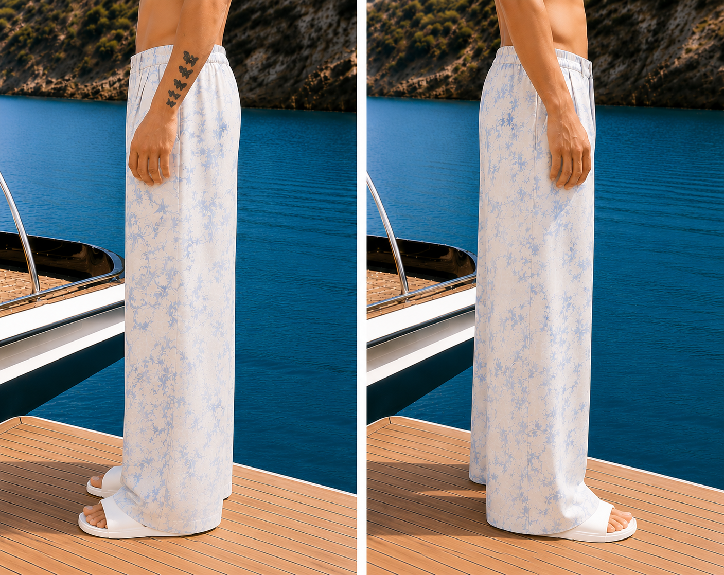 The Nobre Trouser | Men's Designer Printed Trouser