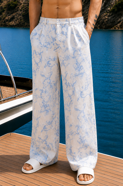 The Nobre Trouser | Men's Designer Printed Trouser