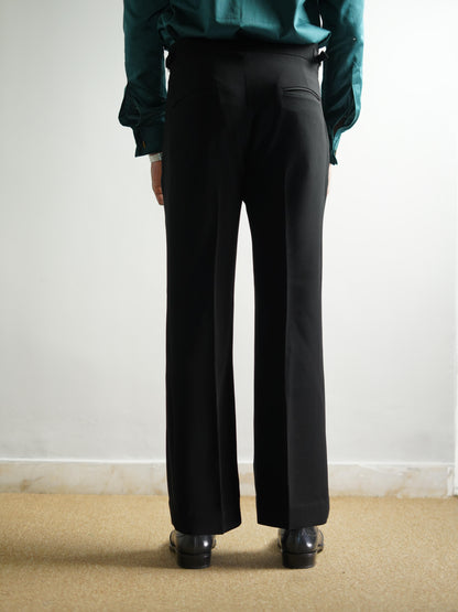 Black Men's Gurkha Trousers