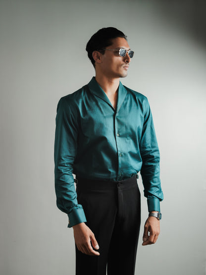 Enzo Verde Men's Shirt | Classic Men's Green Shirt