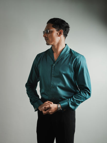 Enzo Verde Men's Shirt | Classic Men's Green Shirt