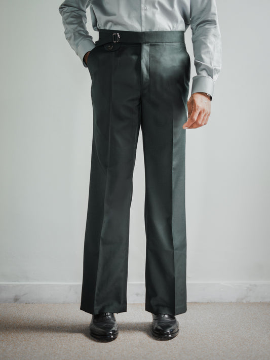 Green Men's Gurkha Trousers