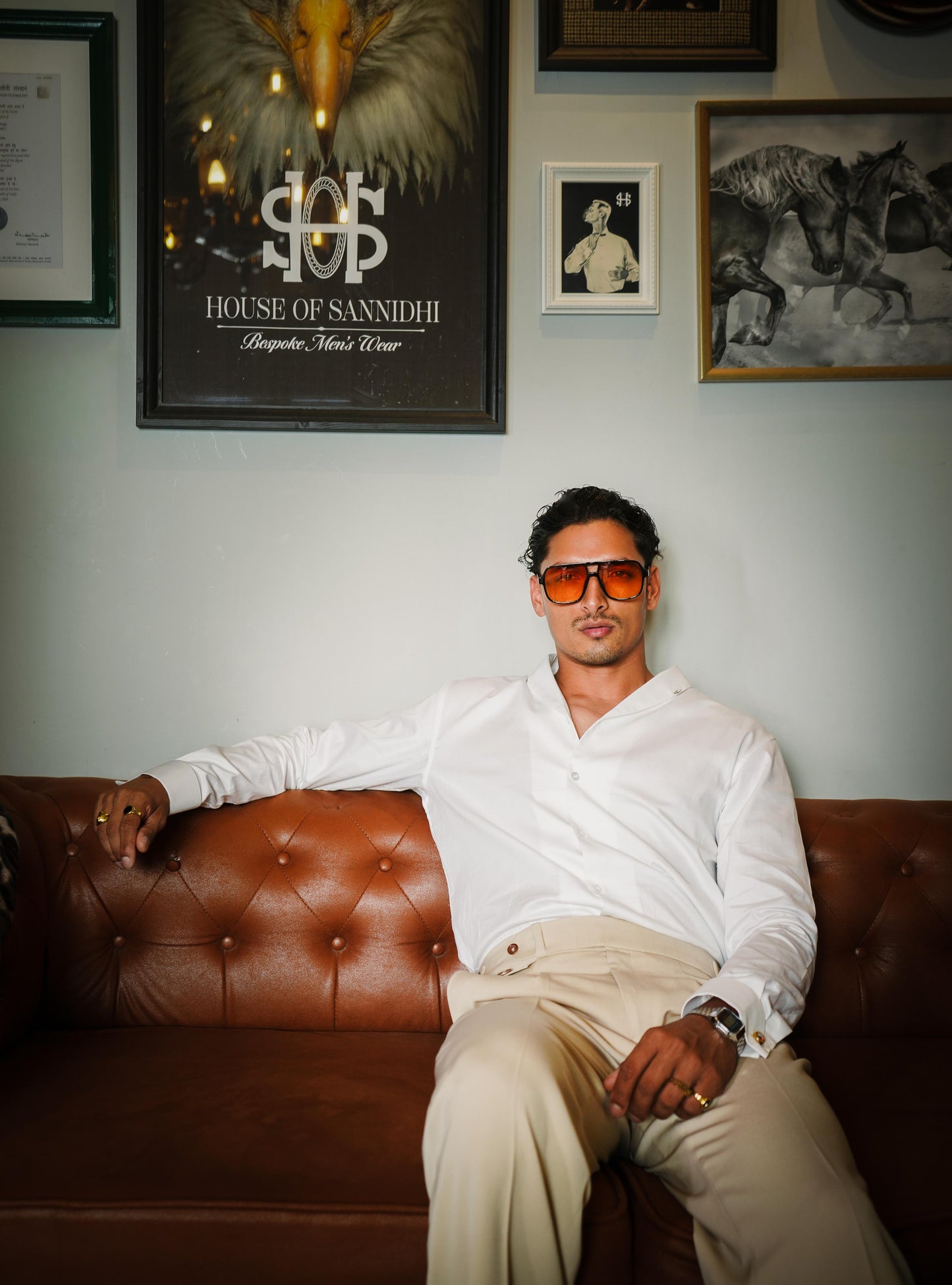 Don Emilio Men's Shirt |  Classic Men's White Shirt