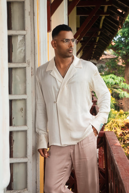 INSÍGNIA SIGNATURE | Men's Double Breasted Designer Shirt