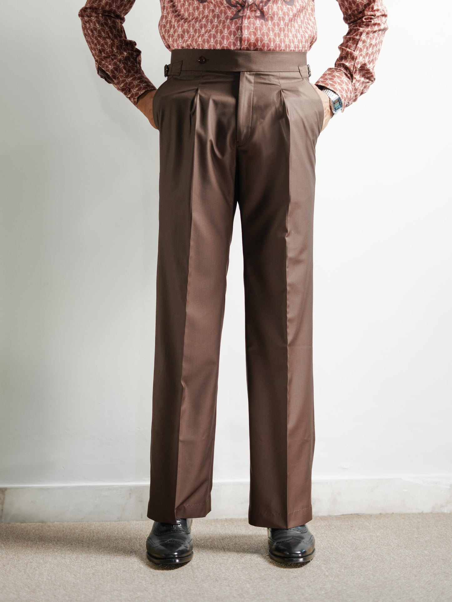 Brown Gurkha Trousers