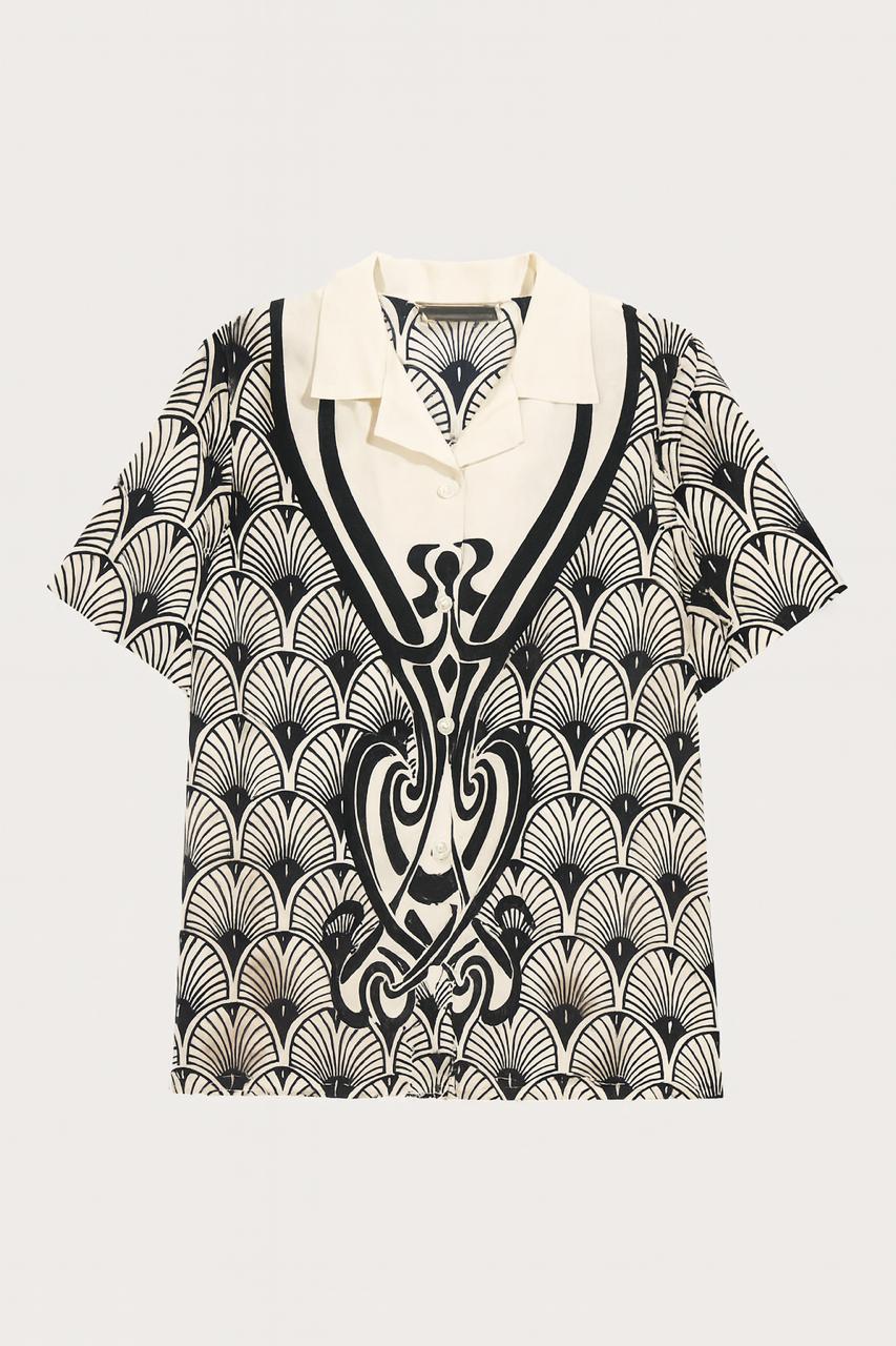 Good Fellas Club Men's Shirt | Art Nouveau Printed Men’s Shirt