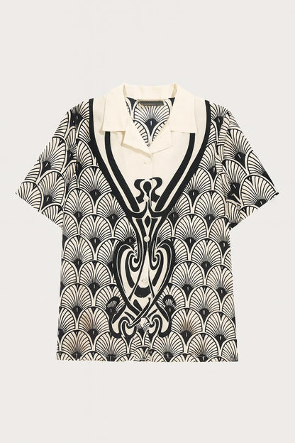 Good Fellas Club Men's Shirt | Art Nouveau Printed Men’s Shirt