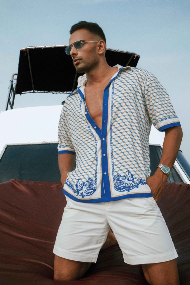 Entre Sol E Mar | Men's Designer Printed Shirt