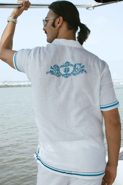 Capitão do Mar | White Linen Co-ord Set