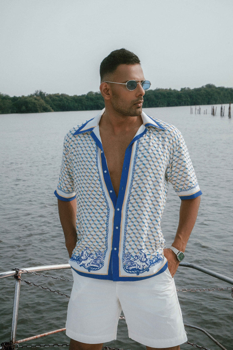 Entre Sol E Mar | Men's Designer Printed Shirt