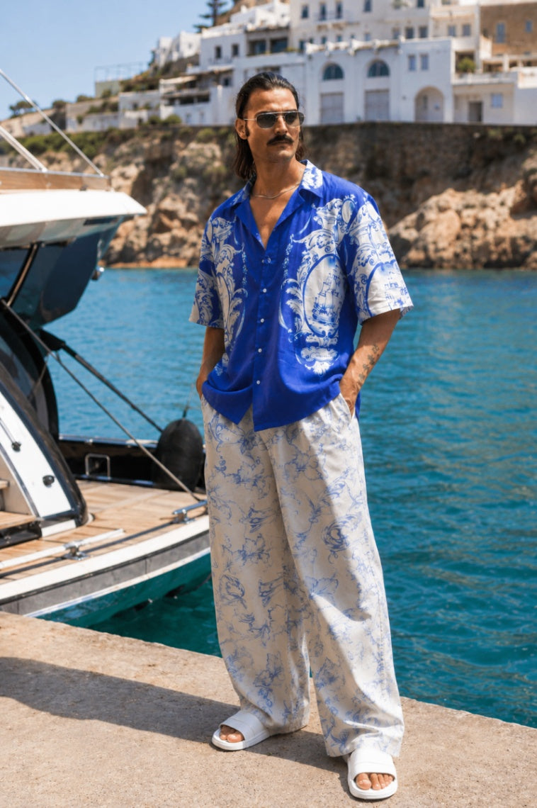 The Commodore Shirt |  Men's Designer Printed Shirt