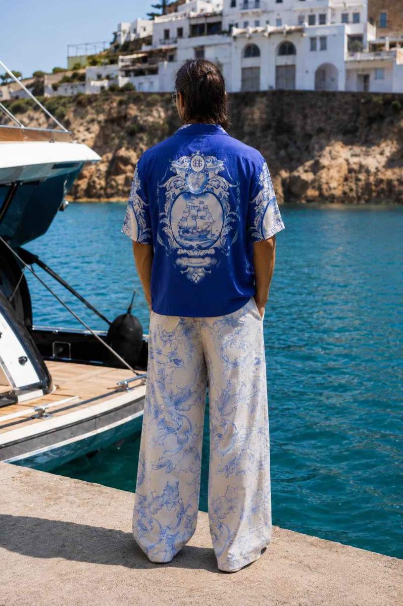 The Commodore Shirt |  Men's Designer Printed Shirt